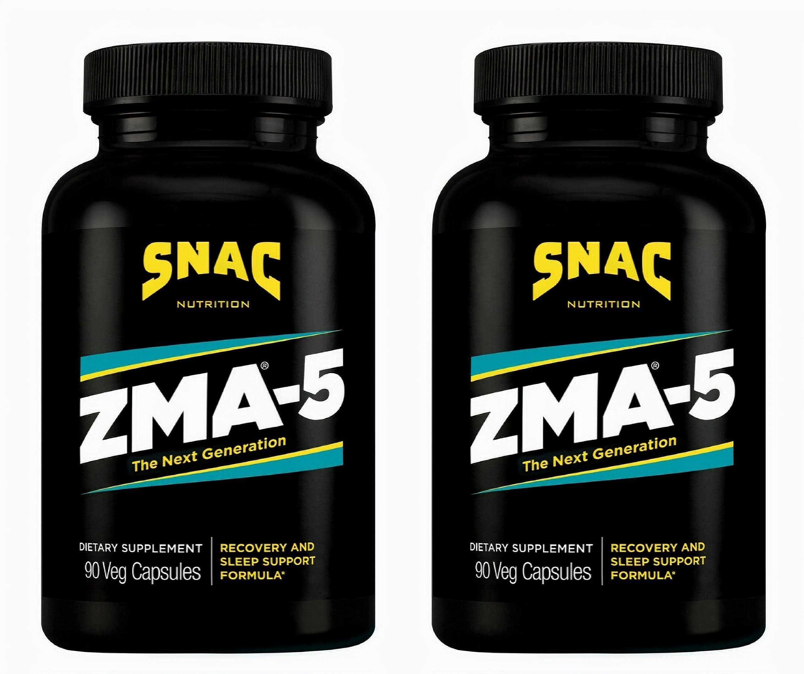 SNAC ZMA-5 sleep bottle front view shows nightly recovery potential.