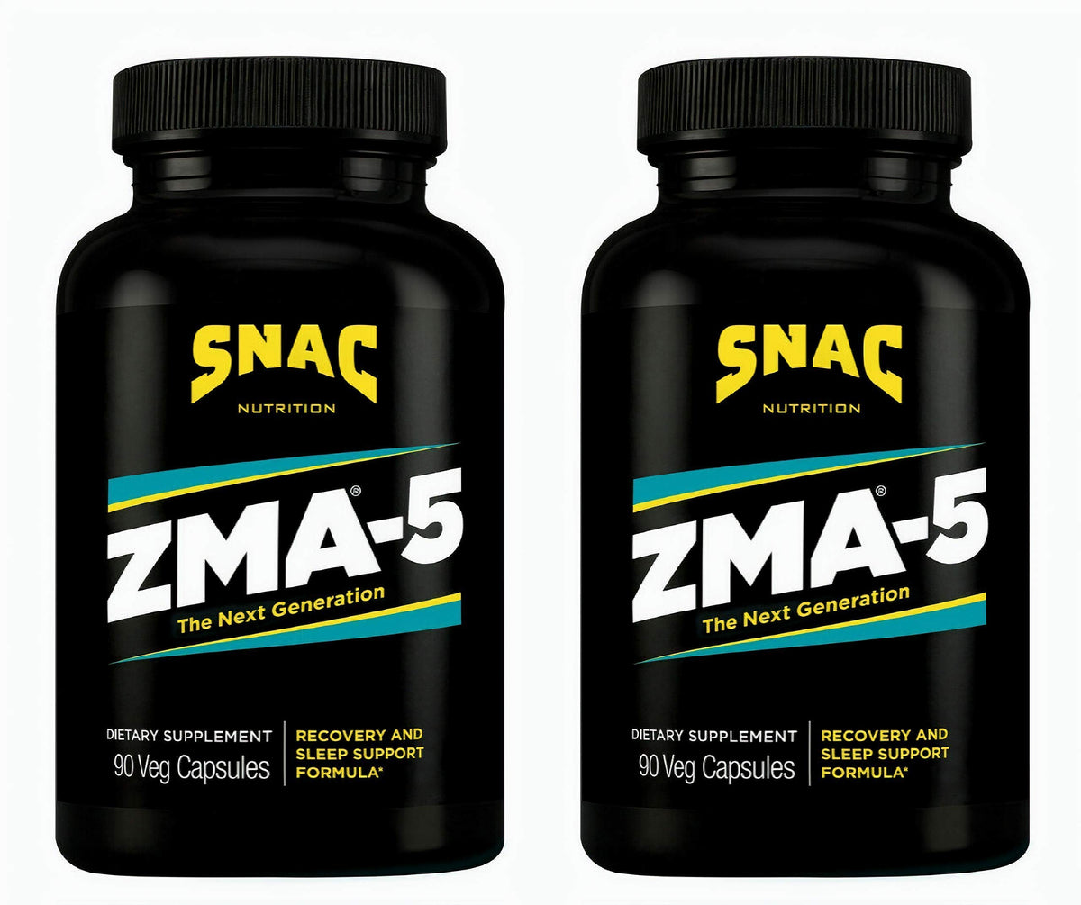 SNAC ZMA-5 sleep bottle front view shows nightly recovery potential.