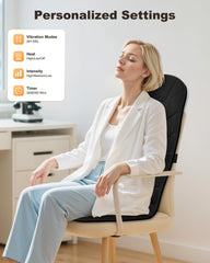 Snailax 10-motor layout targets back and thighs for comprehensive comfort.