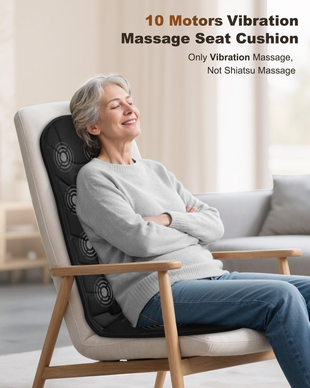 Snailax massage chair pad control panel showing mode and timer options for customization.