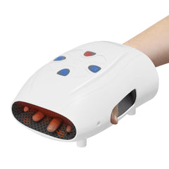 Snailax cordless hand massager with heat and compression for targeted relief.