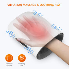 Cordless Snailax hand massager in use during busy day.