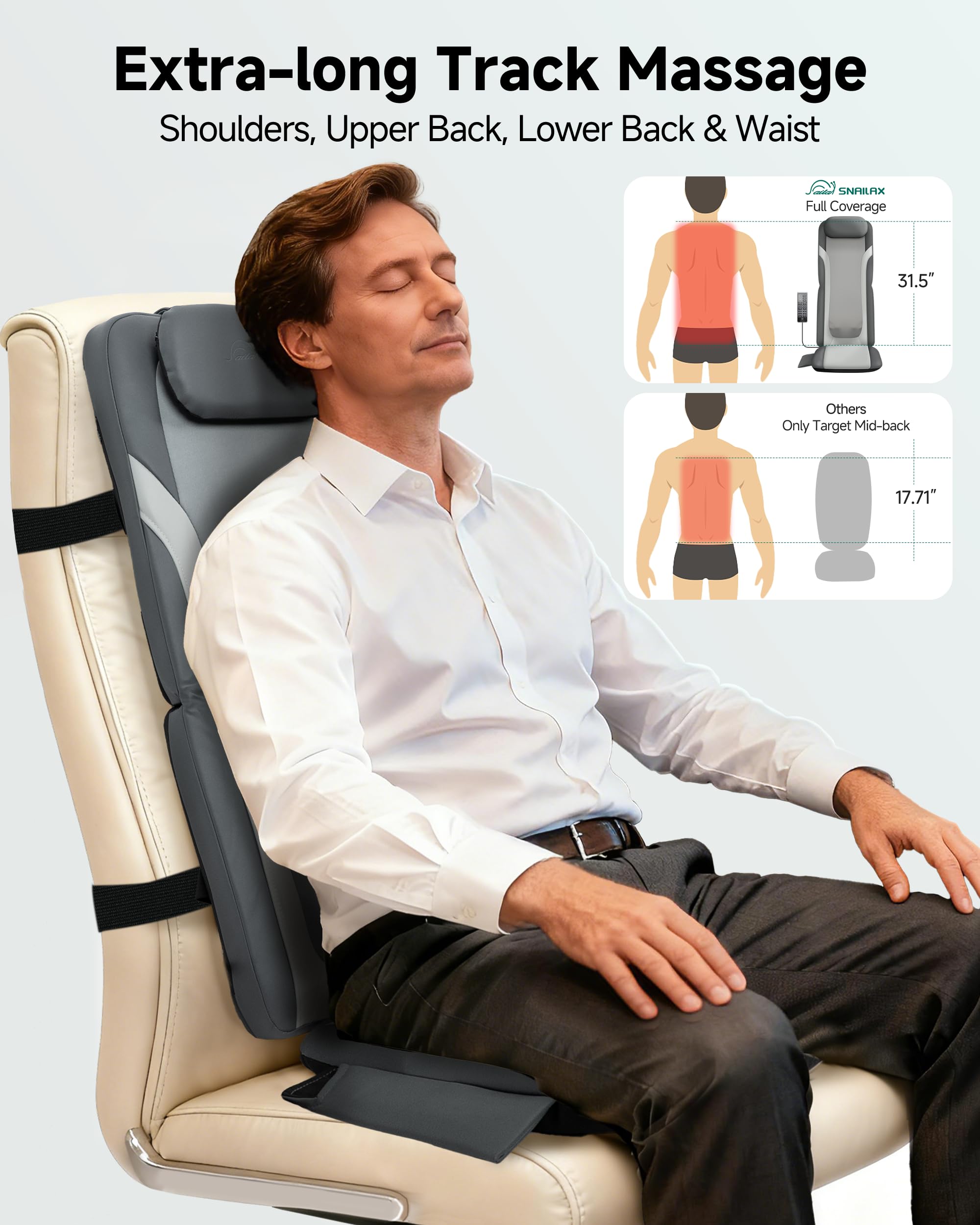 Snailax foldable chair pad for compact storage and travel