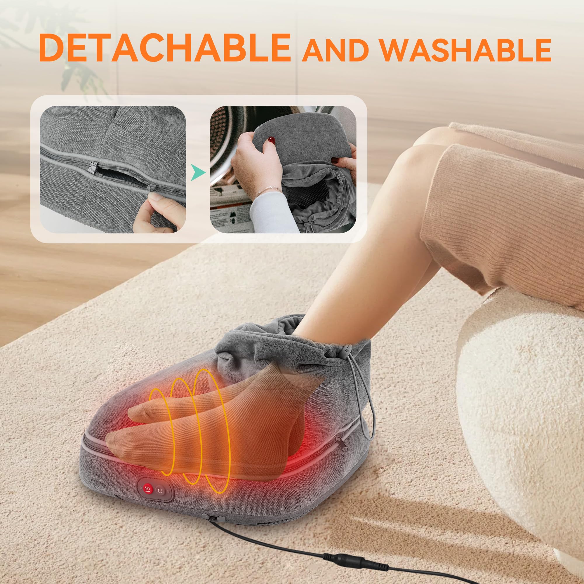 Snailax massager shows three vibration modes for targeted relief.