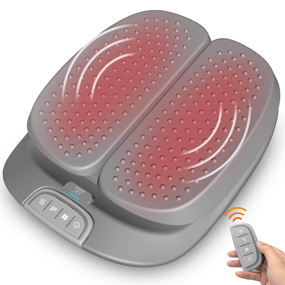 Snailax foot massager with remote control for easy use anywhere.