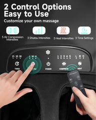 Snailax massager remote control keeps settings at your fingertips.