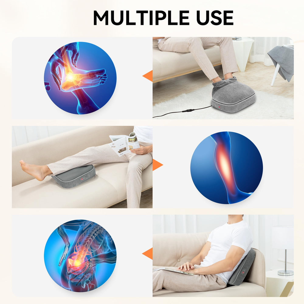 Removable washable cover keeps the Snailax massager clean.