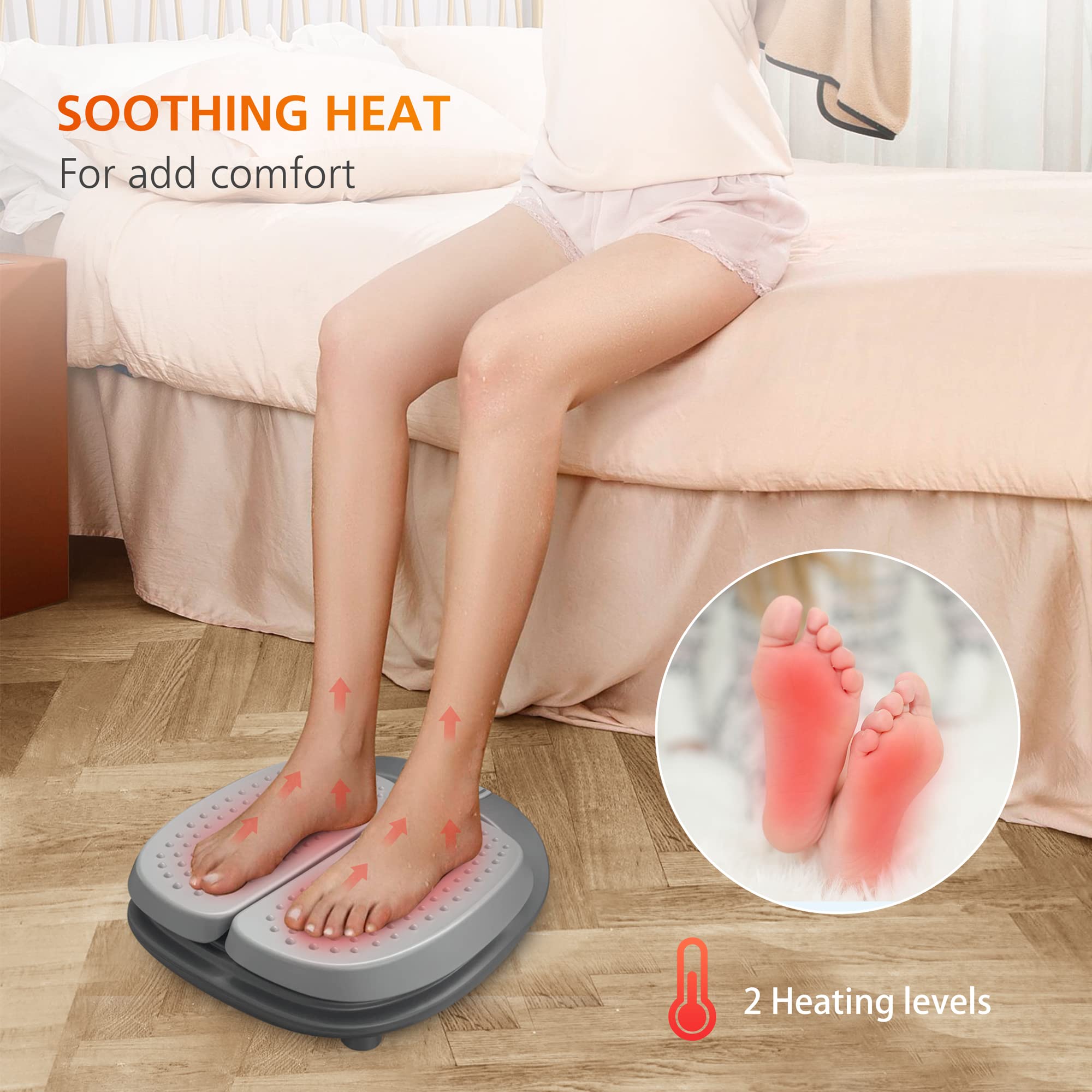 Snailax foot massager three modes tailor experience to your needs.