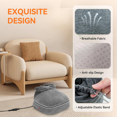 Gift-ready Snailax heated massager perfect for home or office.