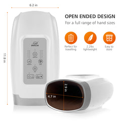Snailax hand massager compact for travel and storage.
