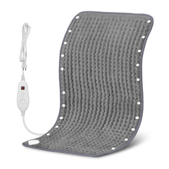 Snailax heating pad flat layout for versatile use and cozy warmth.