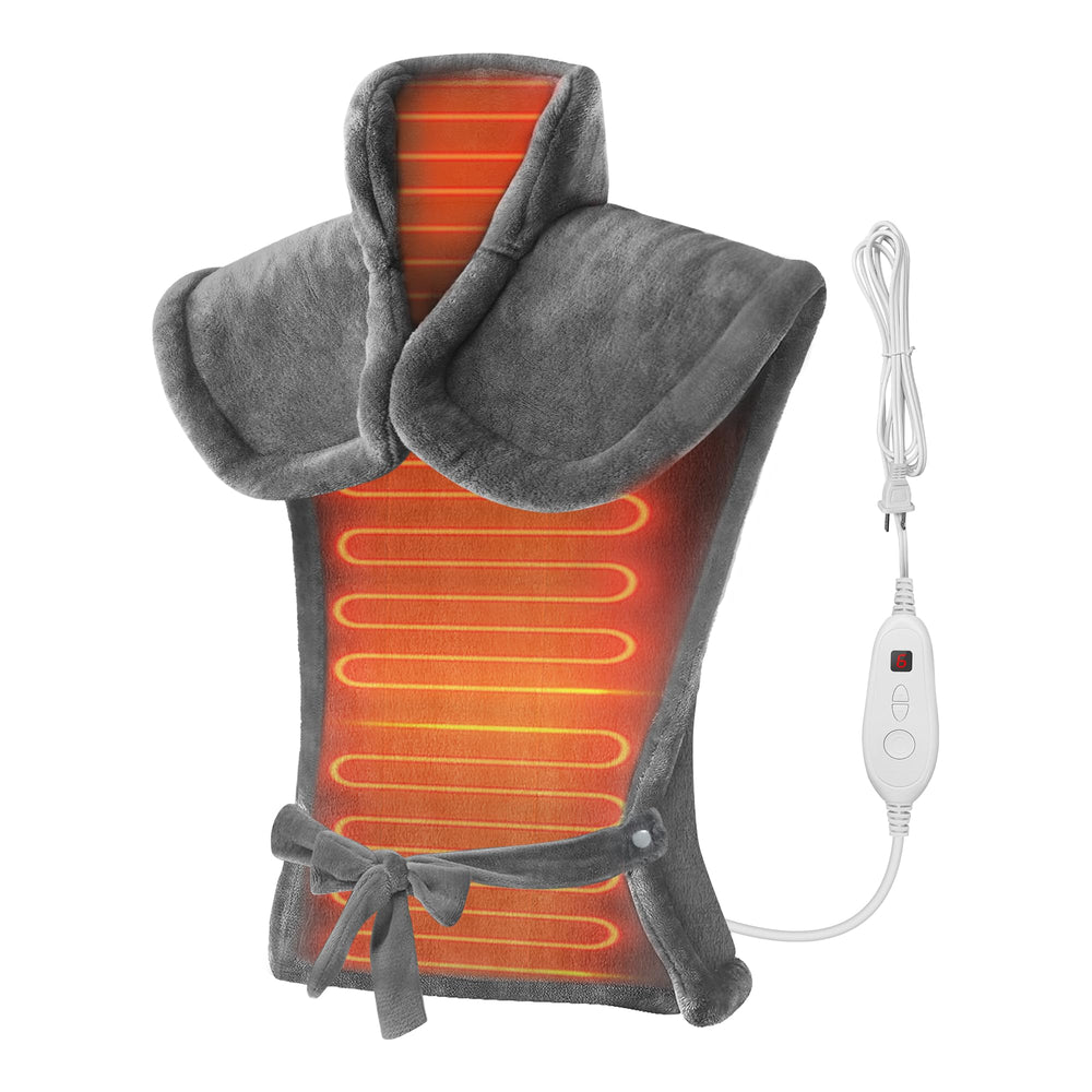 Snailax neck and shoulders wrap showcases full coverage for comfort.