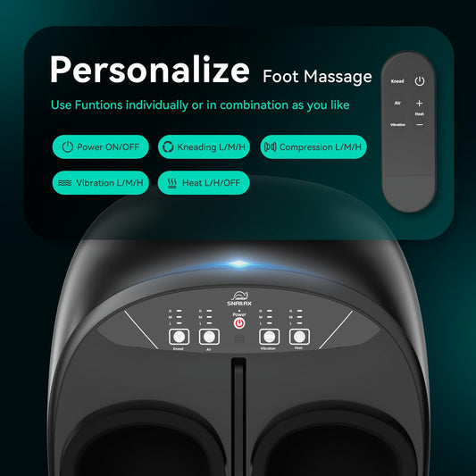 Snailax remote control for easy massage adjustments from a seat