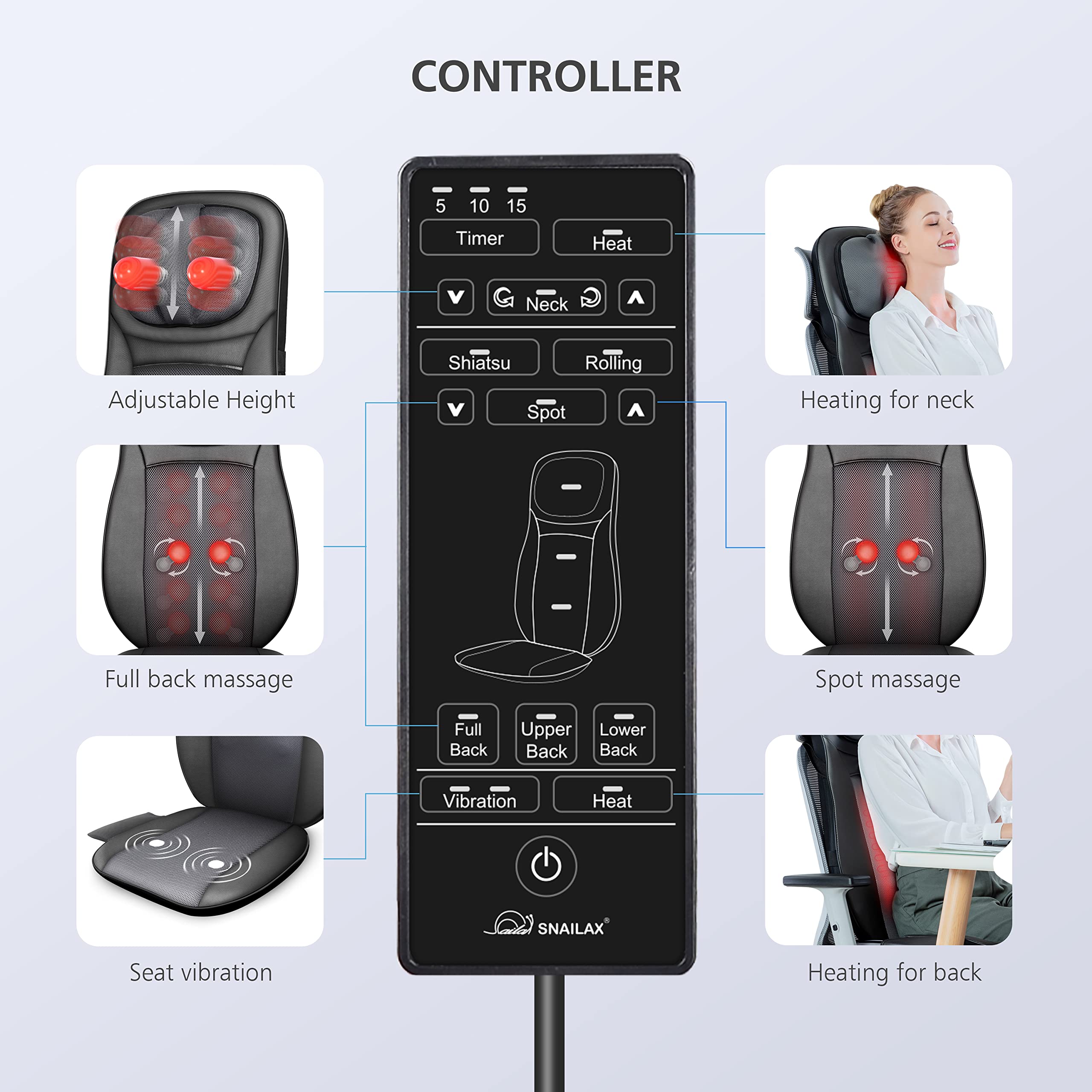 UL-listed adapter included for safe at-home use.