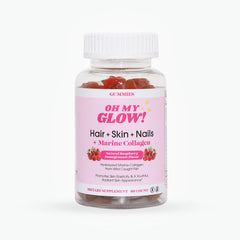 Snana Oh My Glow bottle front view with 60 gummies for daily beauty support.