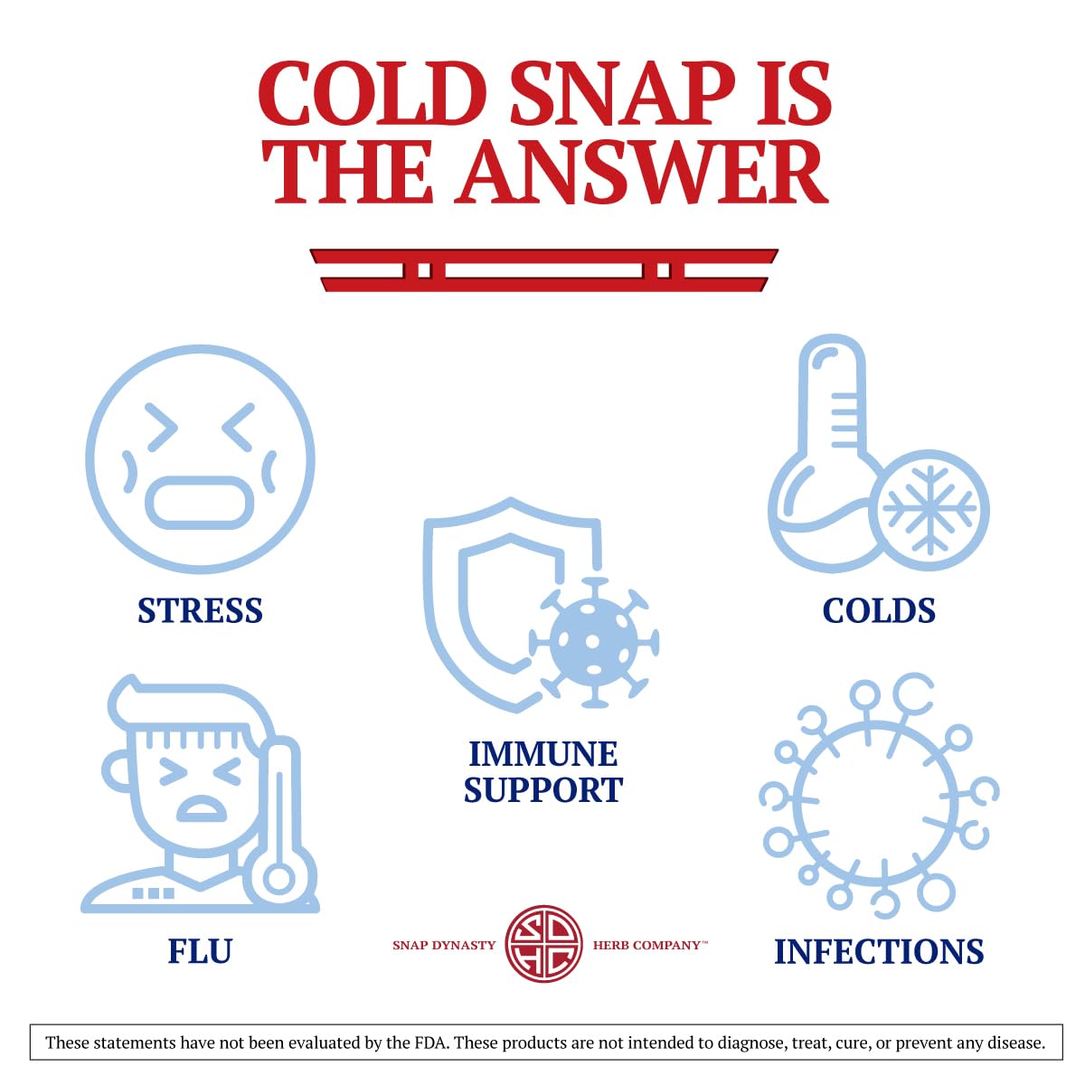 Snap Dynasty Cold Snap supports righteous chi balance.
