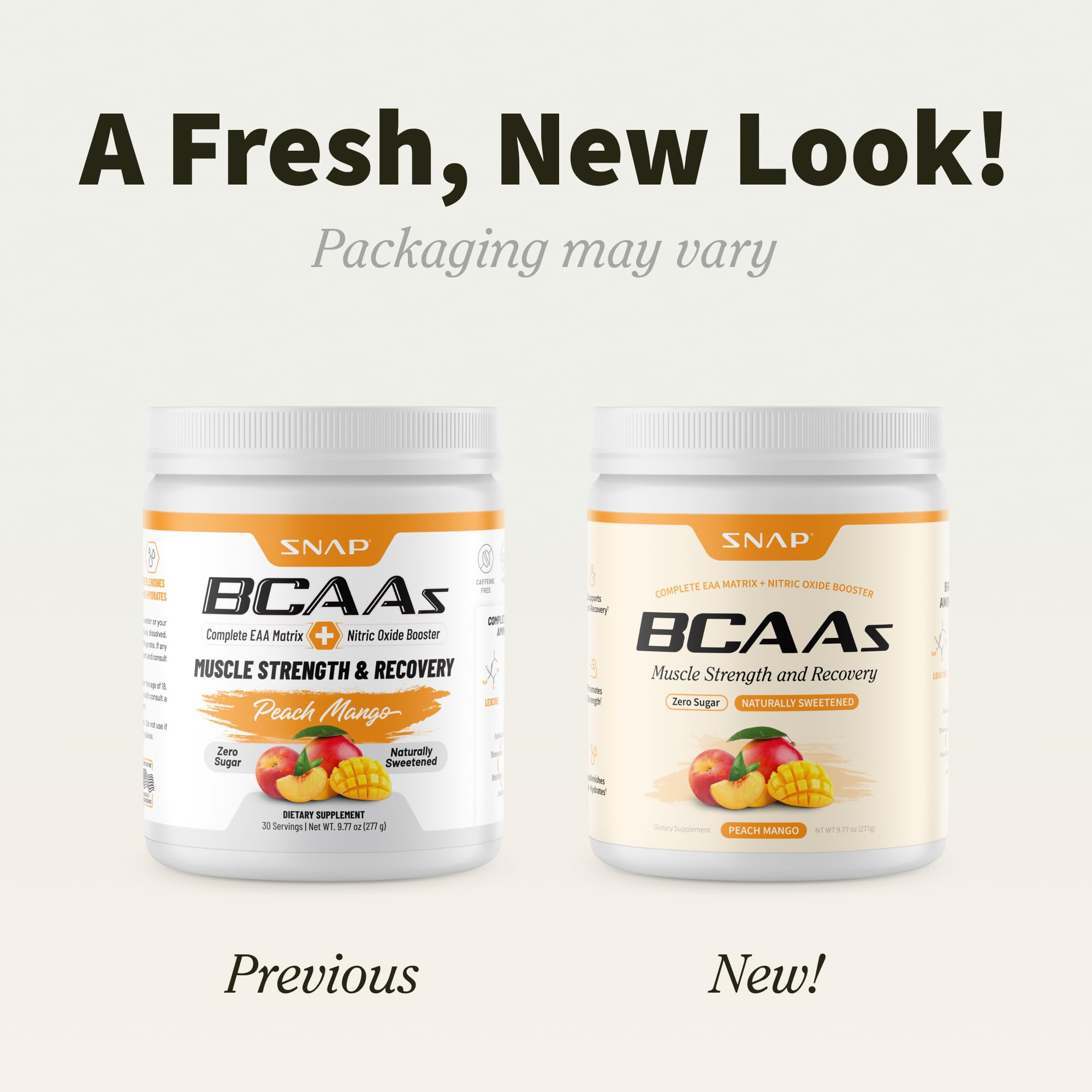 Snap Supplements BCAA Powder coconut water powder suggests natural potassium boost
