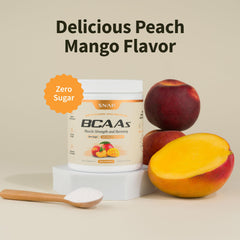 Snap Supplements BCAA Powder mixing in water for quick hydration