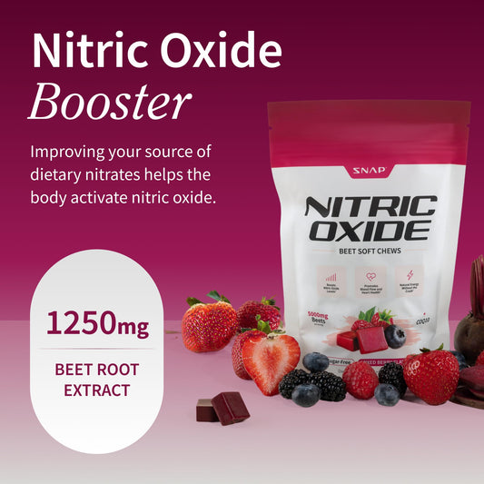 Beet Root Chews, mixed berry flavor, on-the-go energy taste.