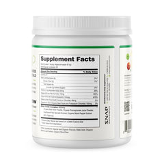 Snap Supplements beet root powder scoop added to water supports active daily routine.