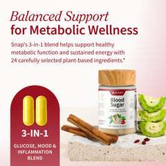 Snap Supplements Berberine capsules for steady energy and wellness.