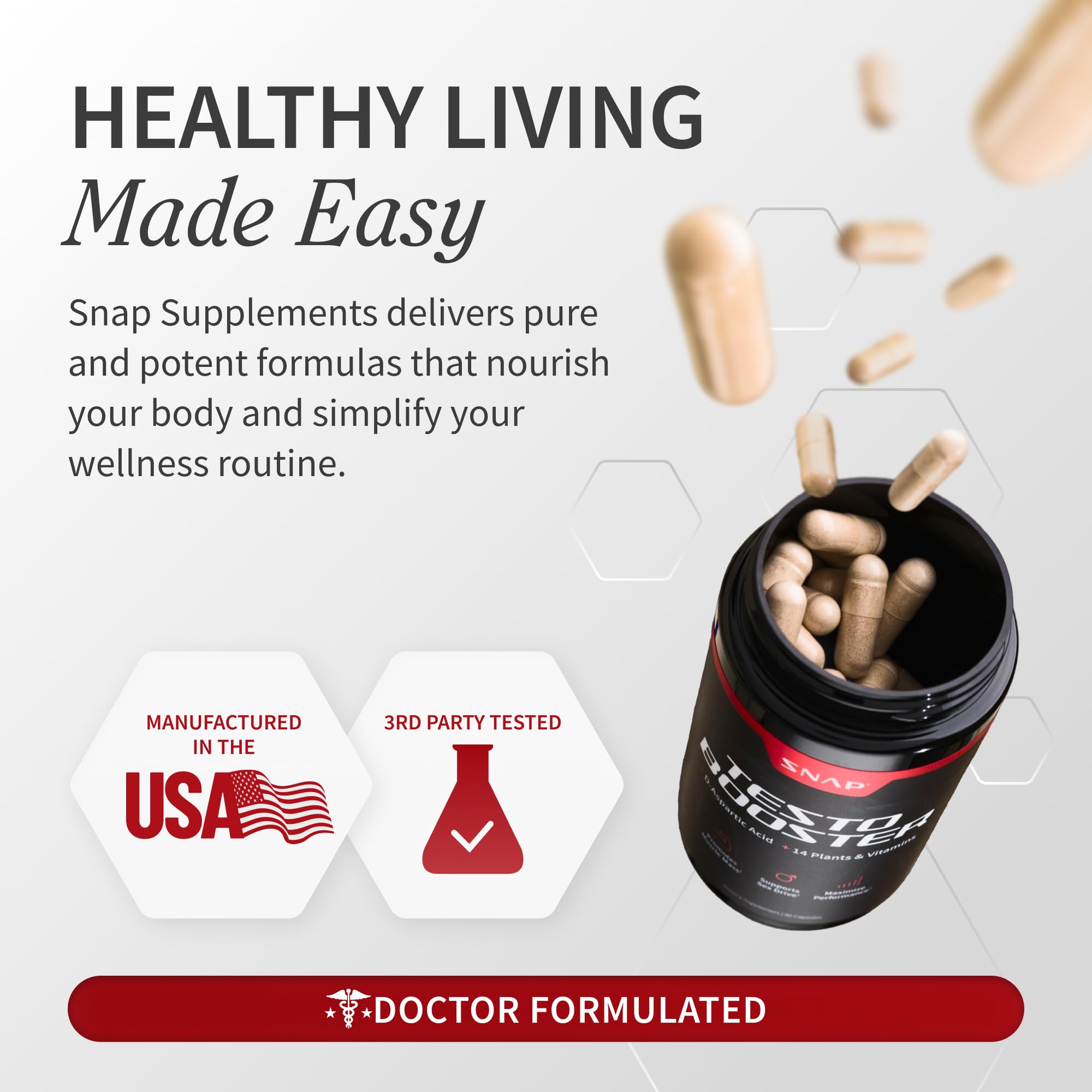 Snap Supplements Big Boy Bundle packaging side view shows contents