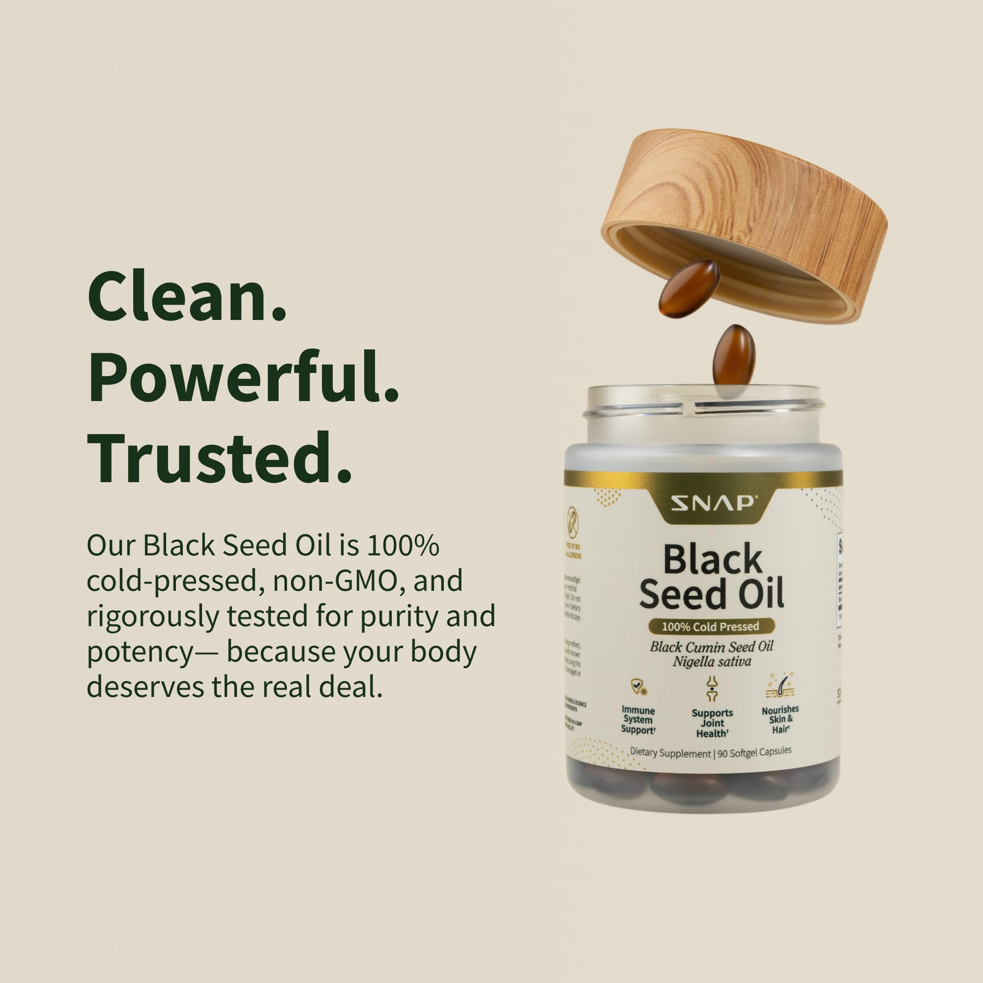Snap Supplements daily-use pack suggests easy routine supplementation.