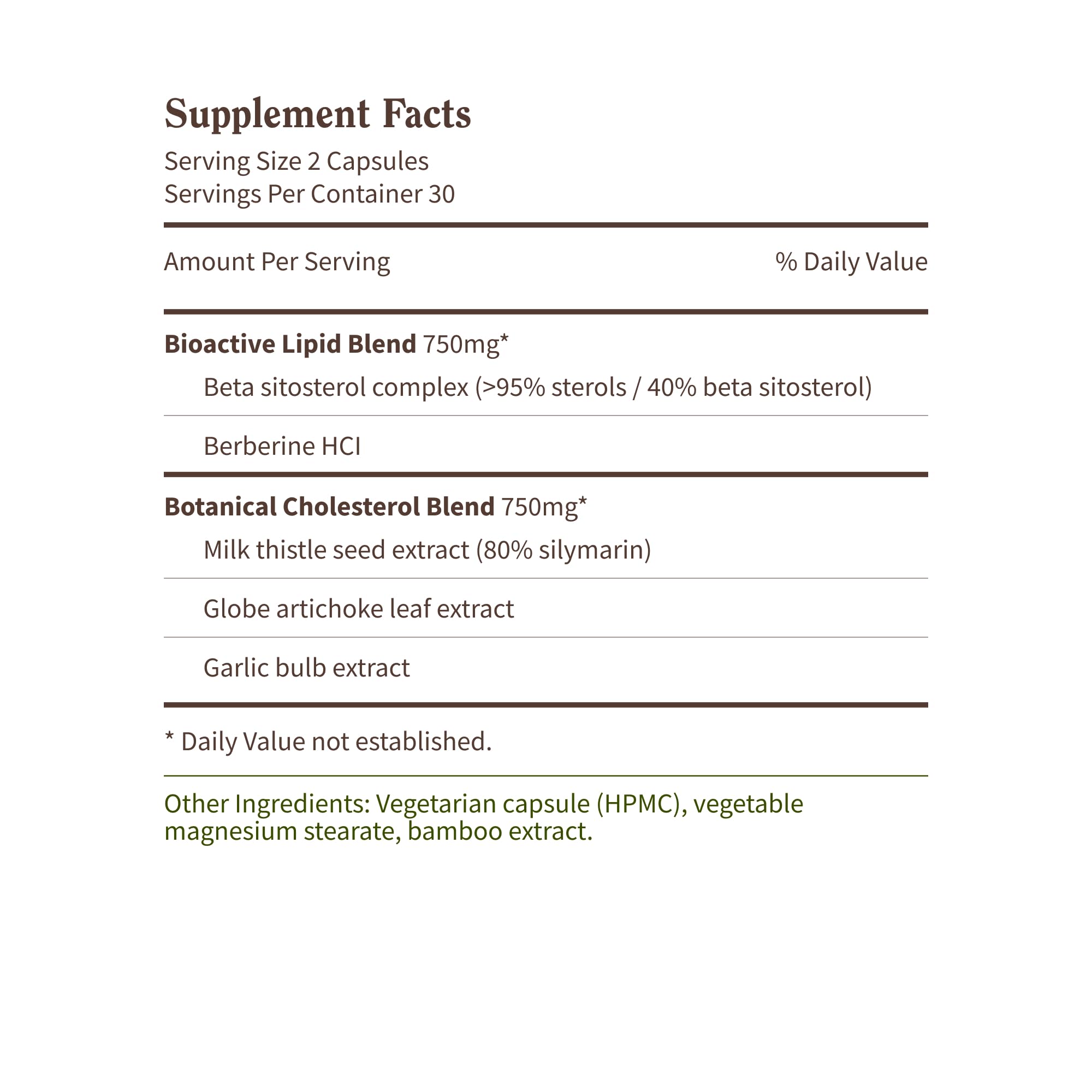 Snap Supplements ingredient panel with resveratrol, dandelion, turmeric and more.