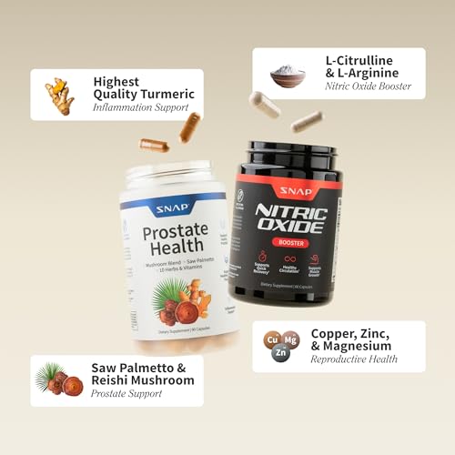 Snap Supplements Nitric Oxide bottle label highlights stimulant-free energy.