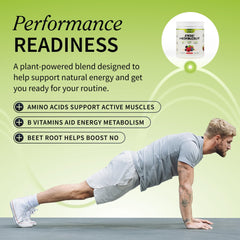 Snap Supplements Pre-Workout mixed berry beverage in glass for gym session.