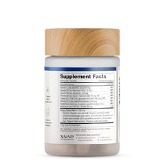 Snap Supplements vegan capsules in pack ready for everyday use.