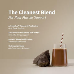 Snap Supplements vegan protein chocolate shake served after training