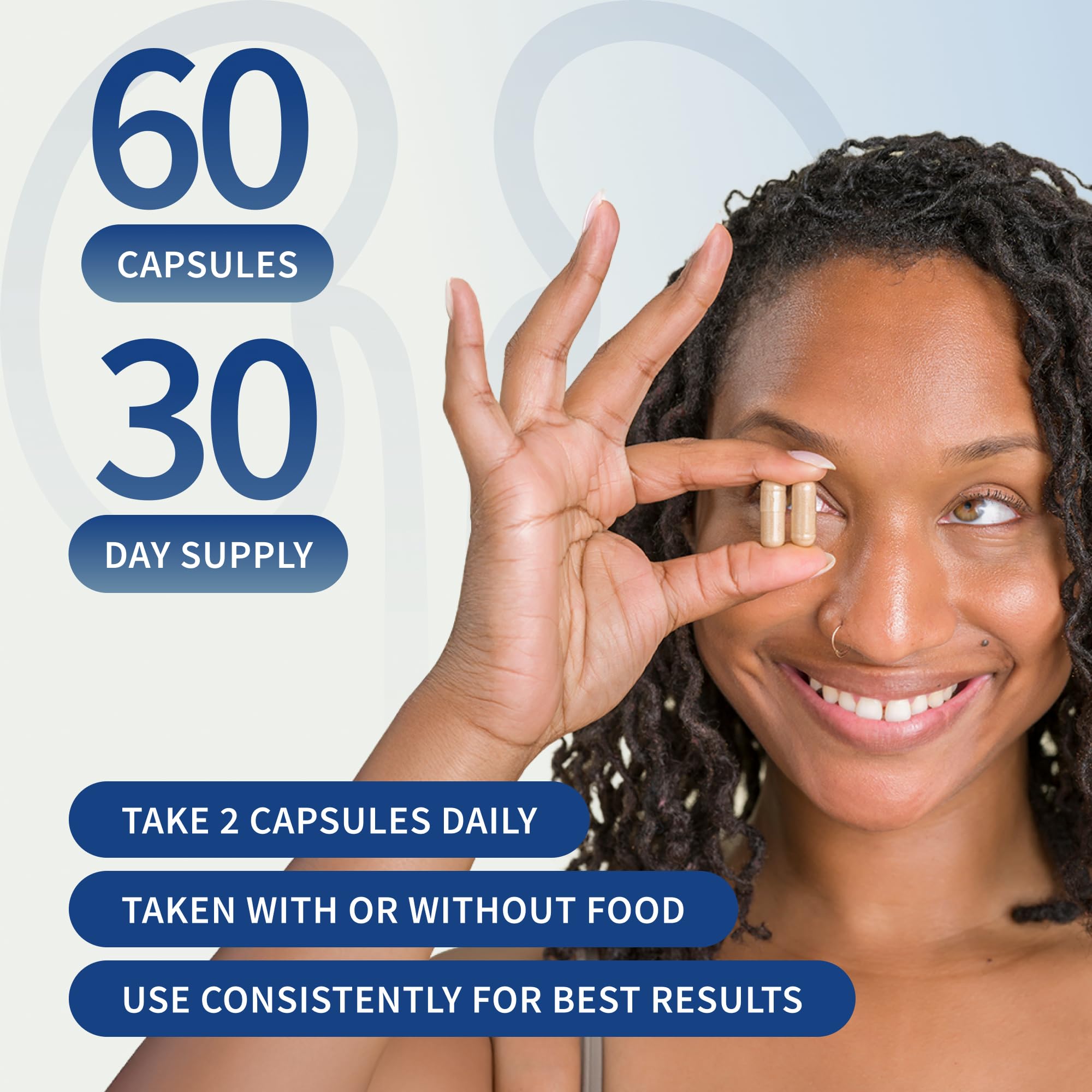 Snap Supplements glass of water beside bottle for easy hydration-based intake.