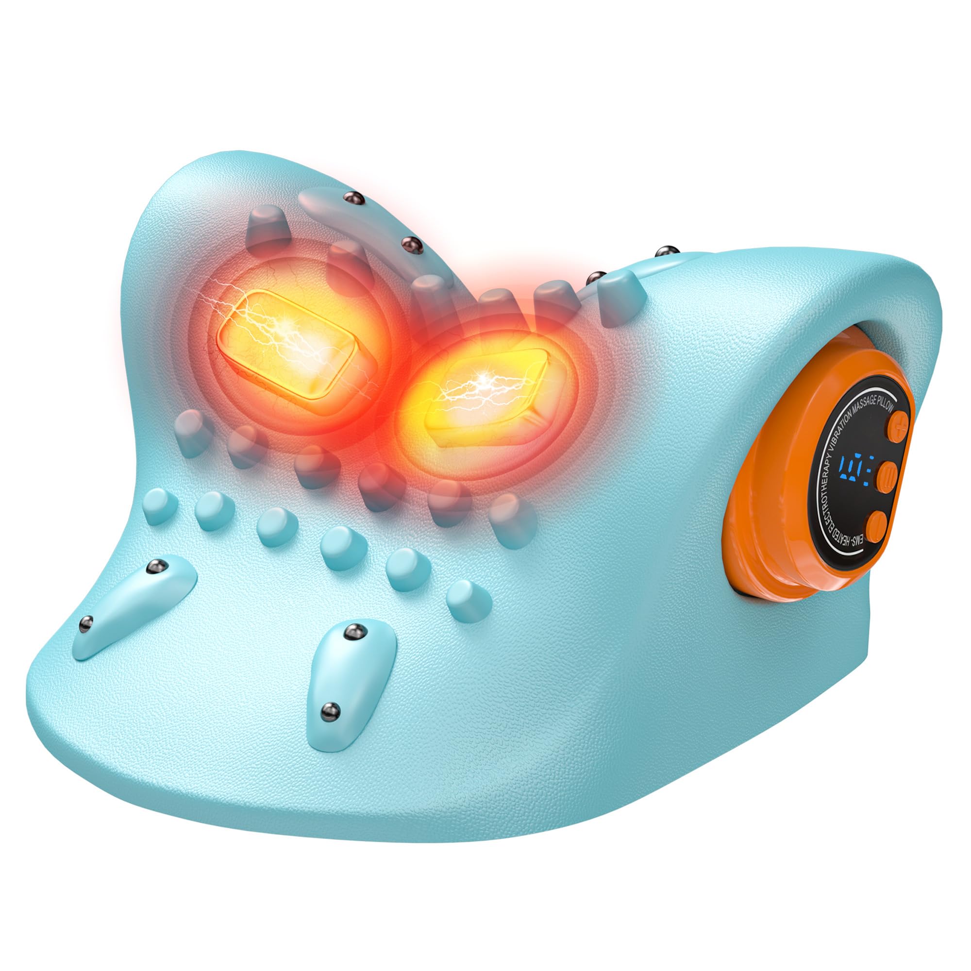 Snawowo cervical neck massager with heat on desk for daily neck relief.