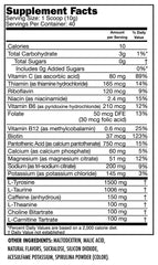 SNEAK Blue Raspberry powder scoop ready for precise half-scoop dosing