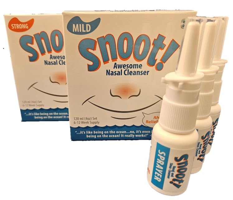 Snoot! Nasal Cleanser mild bottle for daily, sensitive-nose use