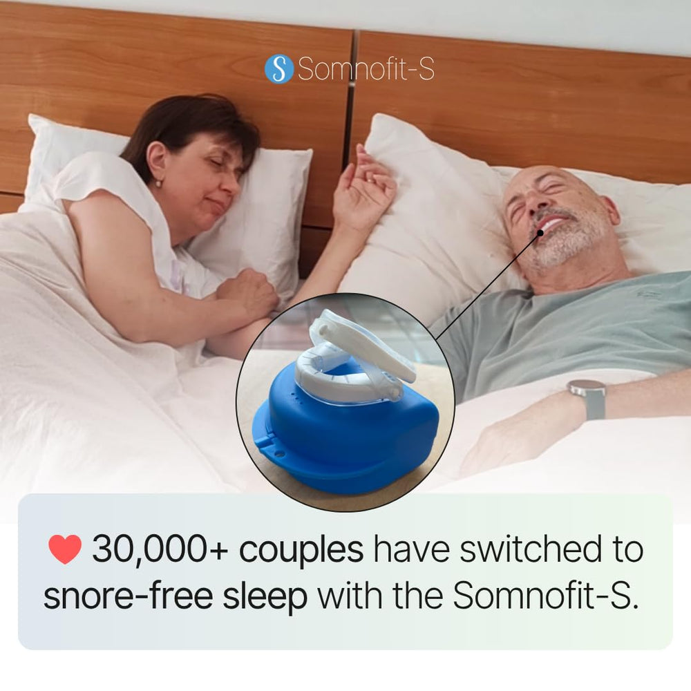 Slim, discreet Somnofit-S design appears near invisible under nightwear.