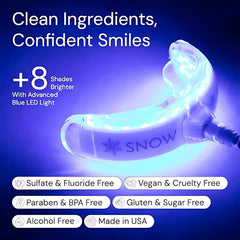 SNOW Diamond LED activation light powering quick whitening sessions at home
