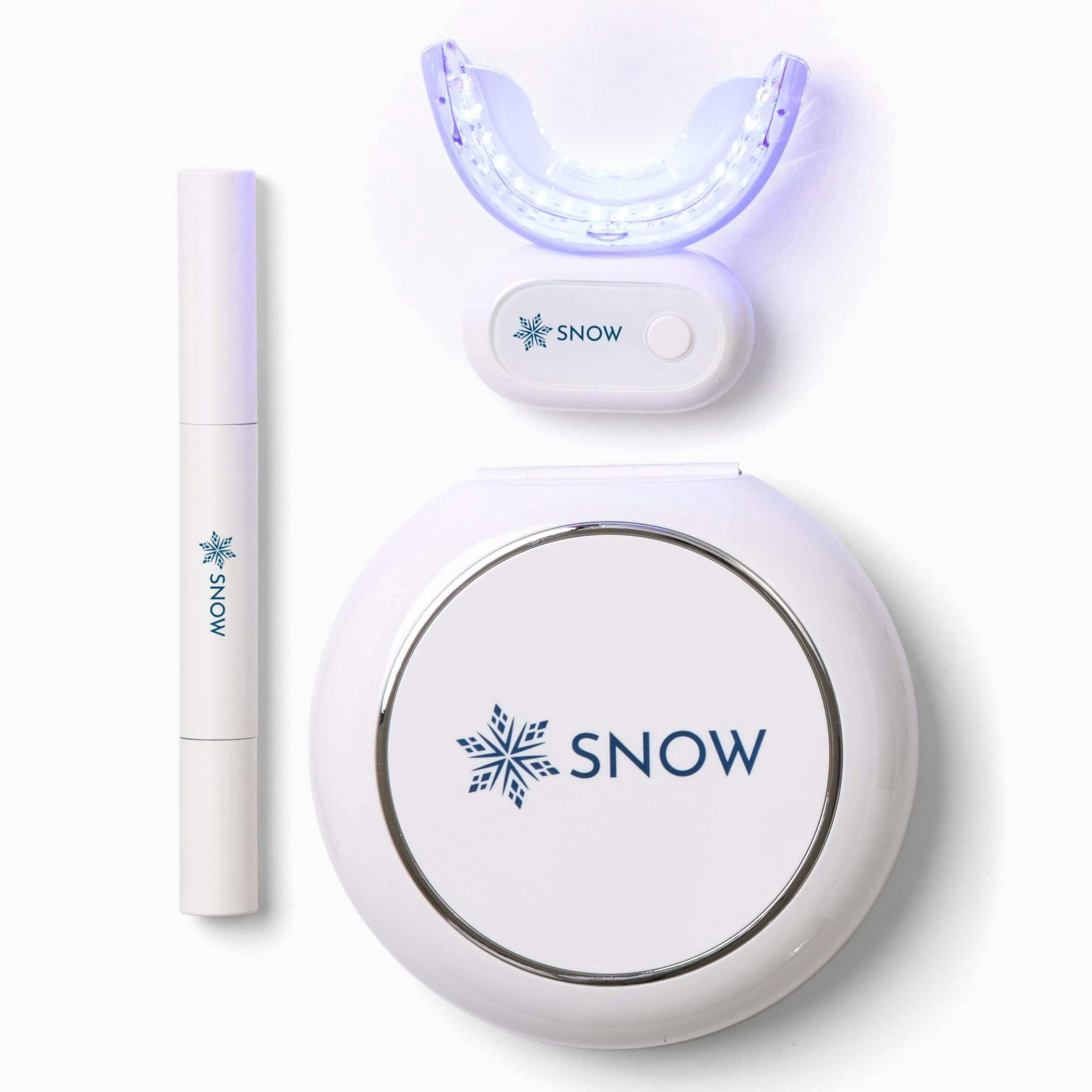 SNOW hydroxyapatite formulation supports gentle whitening for sensitive teeth.