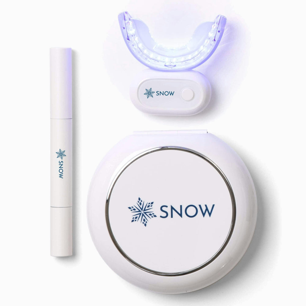 SNOW hydroxyapatite formulation supports gentle whitening for sensitive teeth.