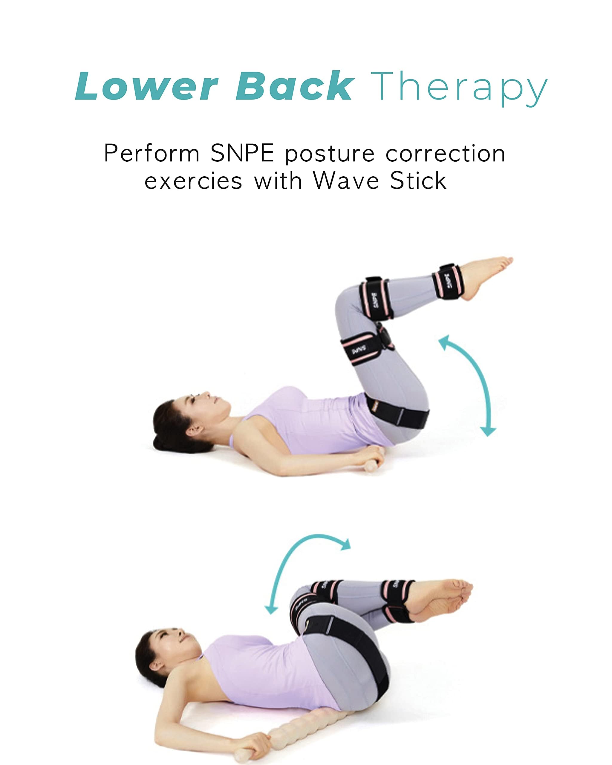 SNPE WaveGrip 8 neck, shoulders and back use at desk.