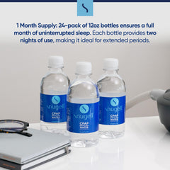 Snugell 24-pack travel set ensures a month of CPAP supply on trips
