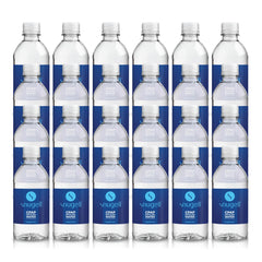 Snugell CPAP distilled water 12oz bottle ready for CPAP maintenance