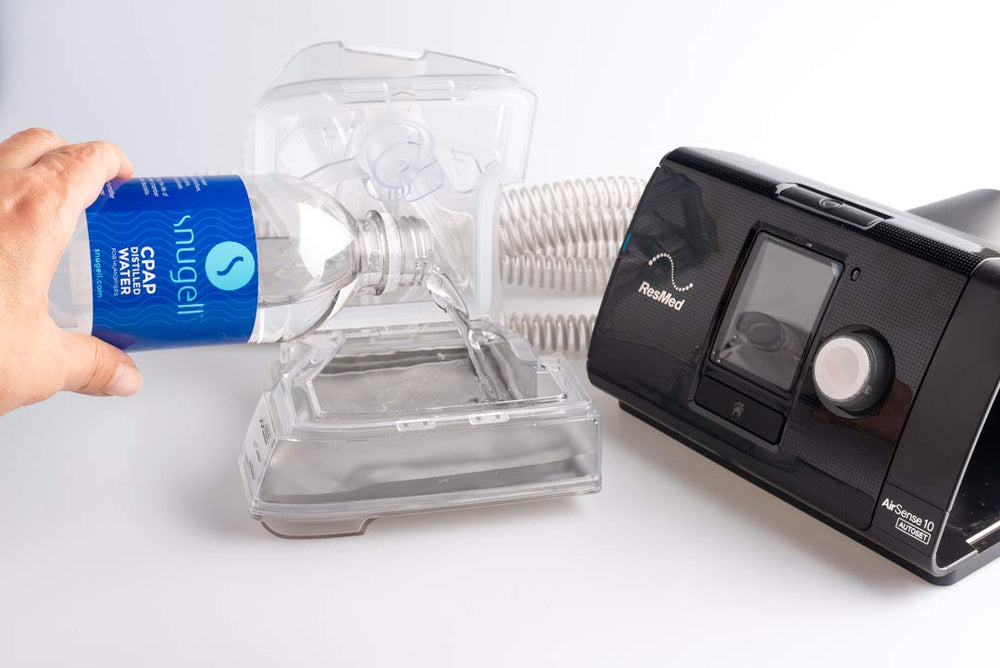 Snugell water suitable for facial steamers for a clean base