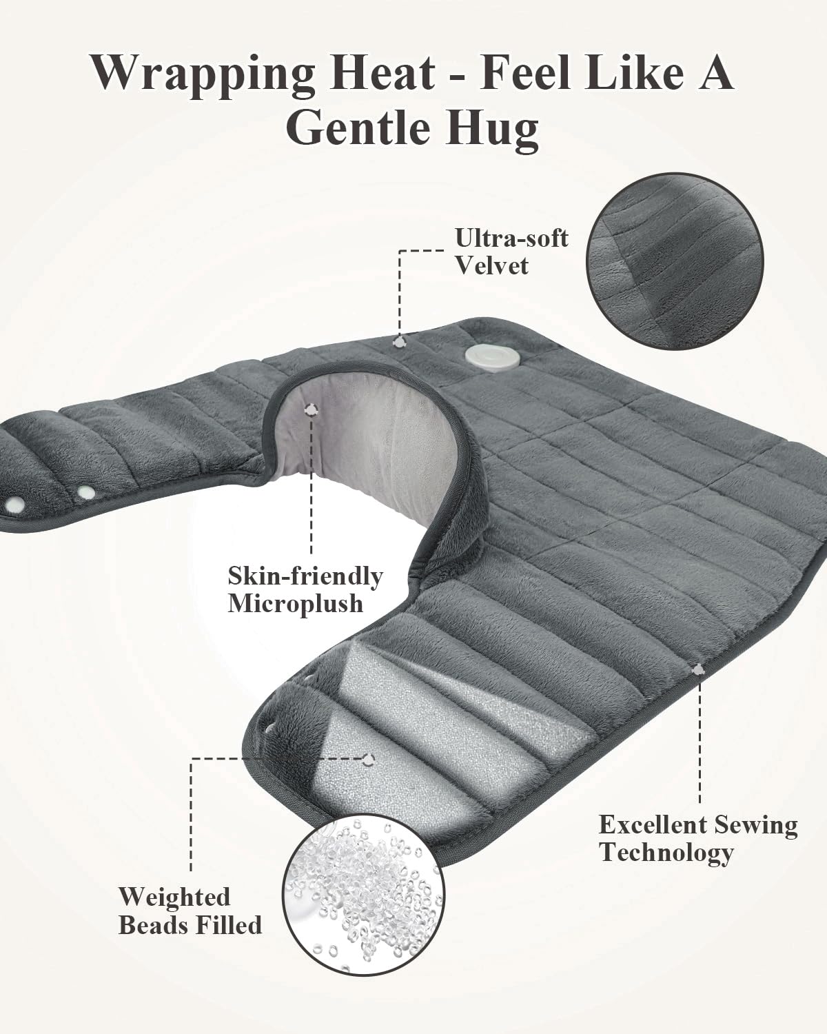 SNUGYOURT 6 heat settings let you tailor warmth.