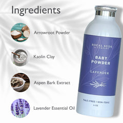 SoCal Suds & Company aspen bark extract offers gentle soothing comfort for delicate skin.