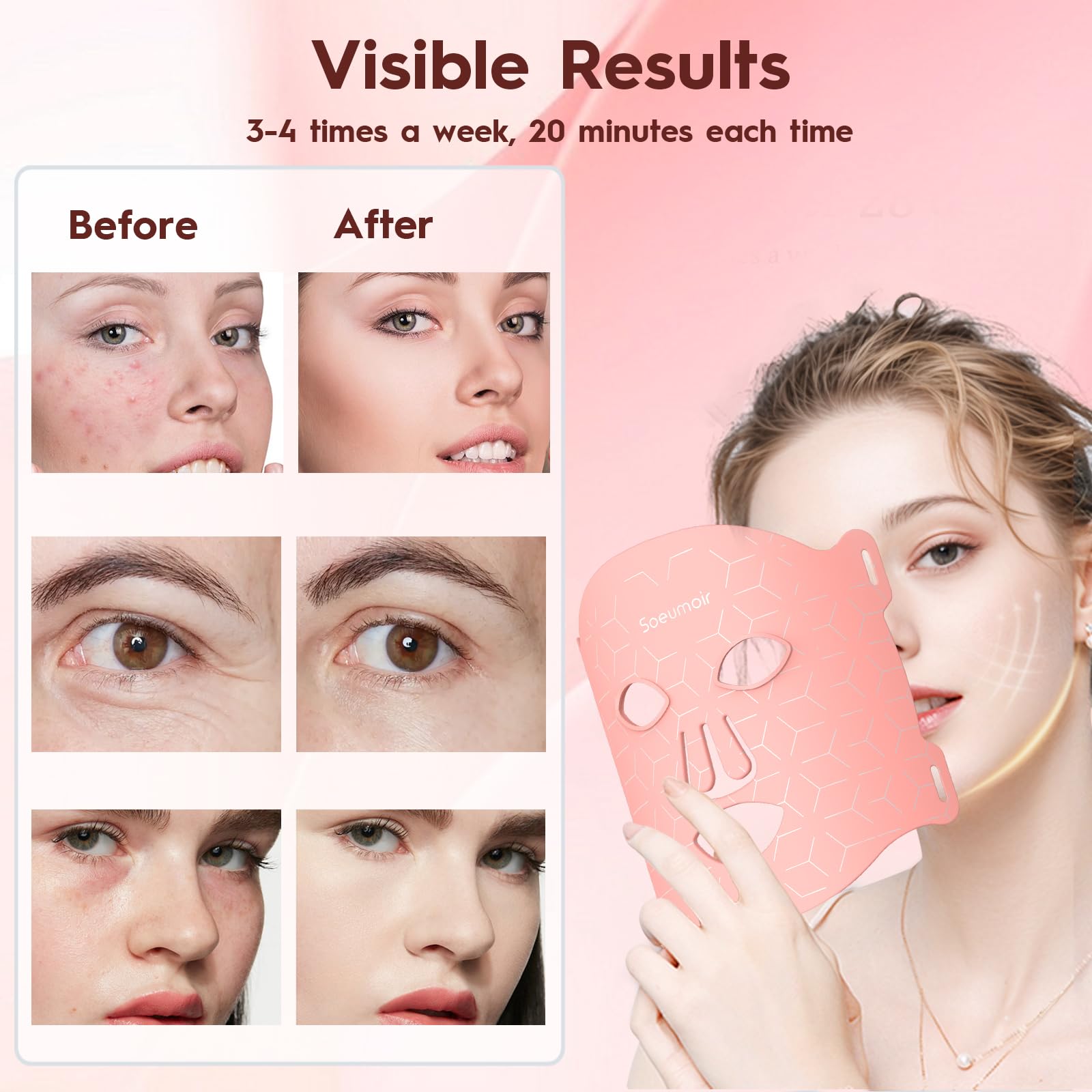 Soeumoir portable soft-eye mask for comfortable multitasking