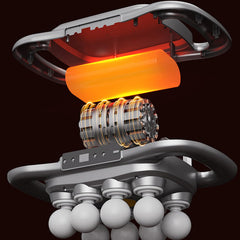 Soffiya back massager ergonomic anti-slip handle reduces grip fatigue.