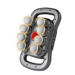 Soffiya back massager with heat function for at-home soothing relief.