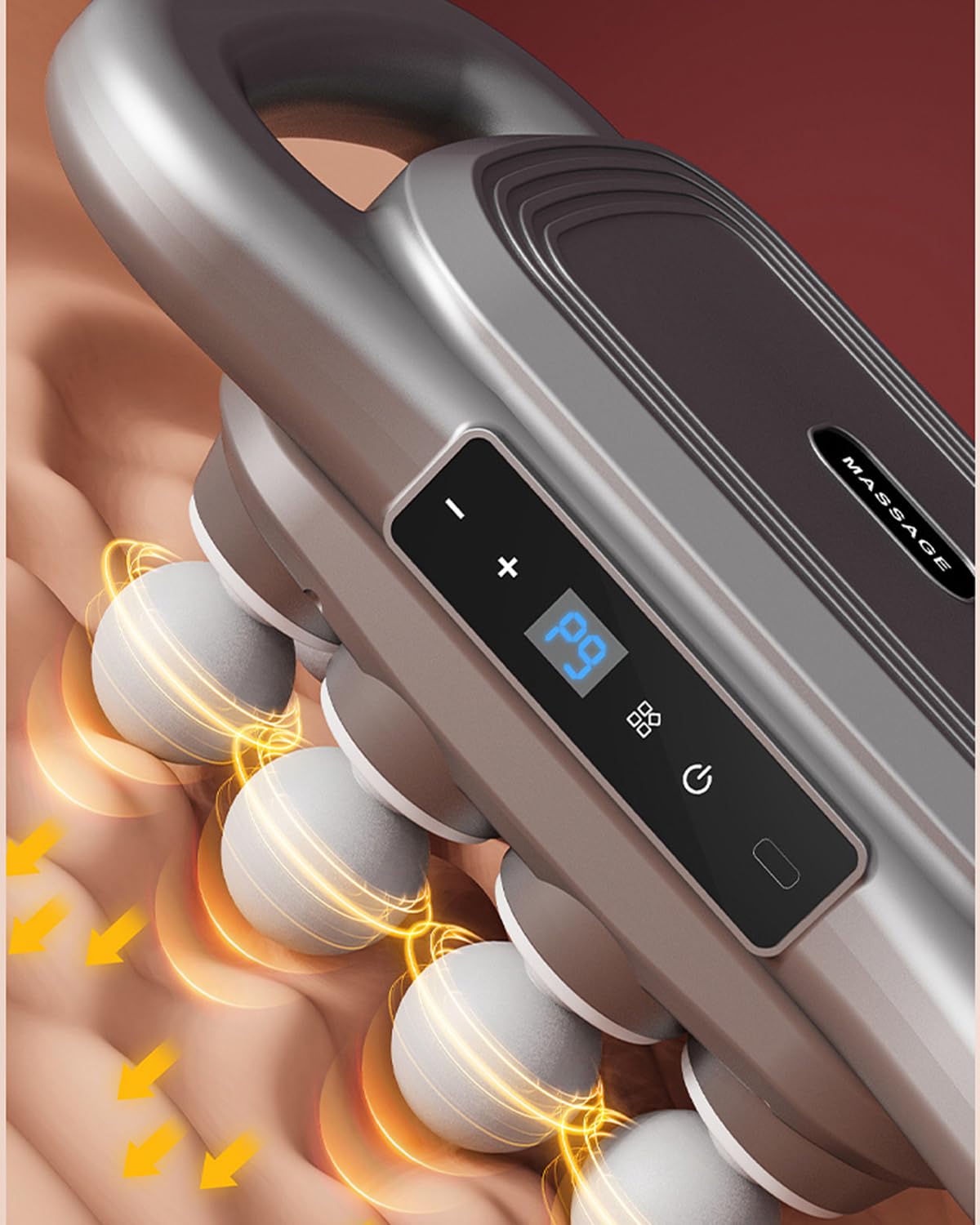 Soffiya back massager in office setting for quick breaks relief.